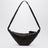 Croissant bag piccola nera in pelle