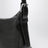 sac baguette en cuir marron foncé
