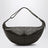 Dark brown Quiver Clip bag in leather