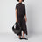 Dark brown Quiver Clip bag in leather