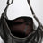 Quiver Clip dark brown leather bag