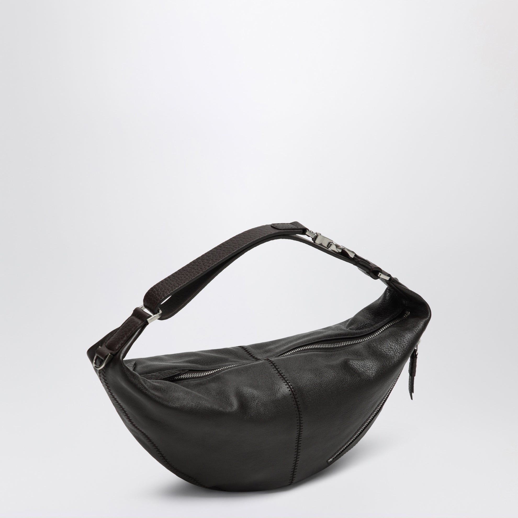 Quiver Clip Mini Dark Chocolate Buffalo Leather Bag