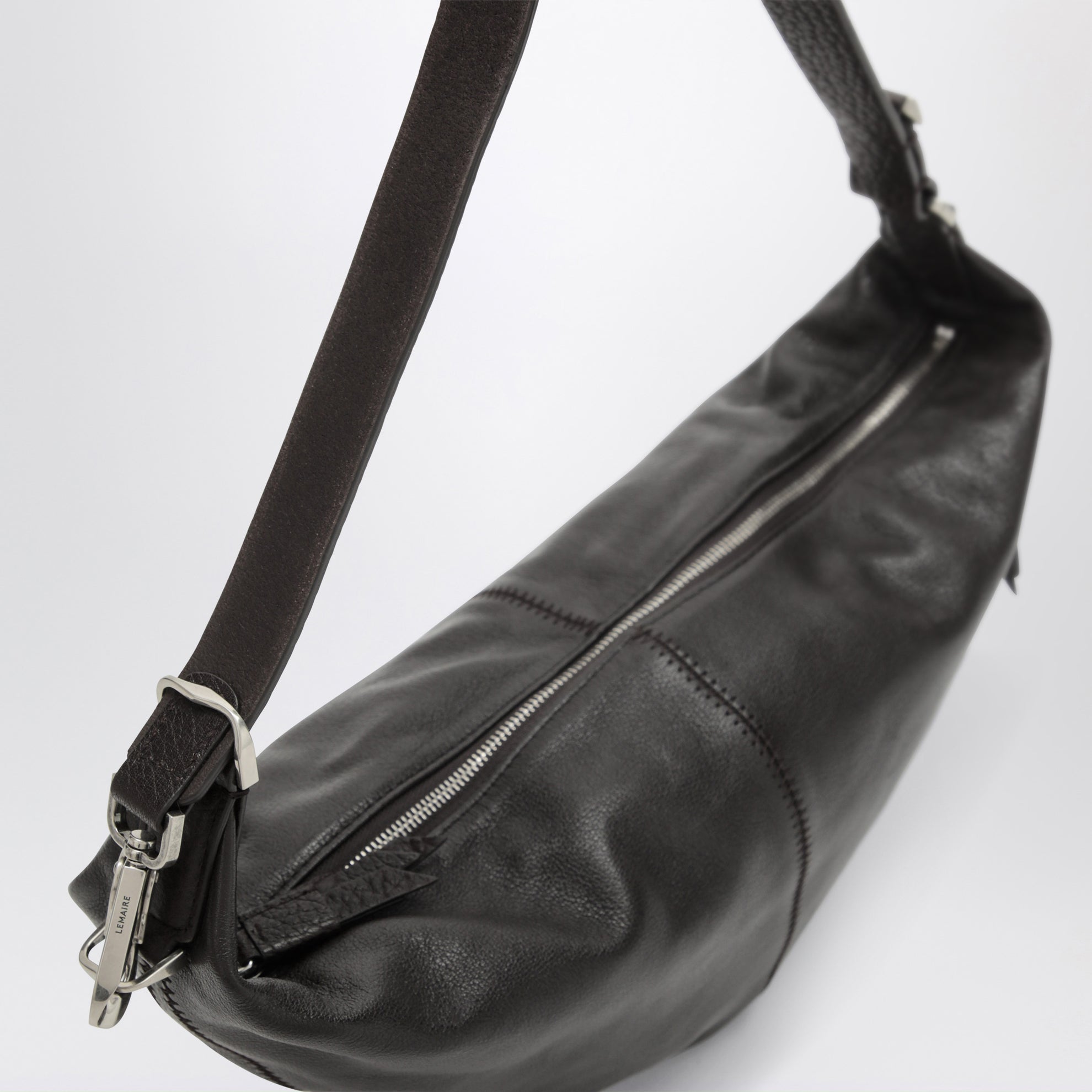 Quiver Clip Mini Dark Chocolate Buffalo Leather Bag