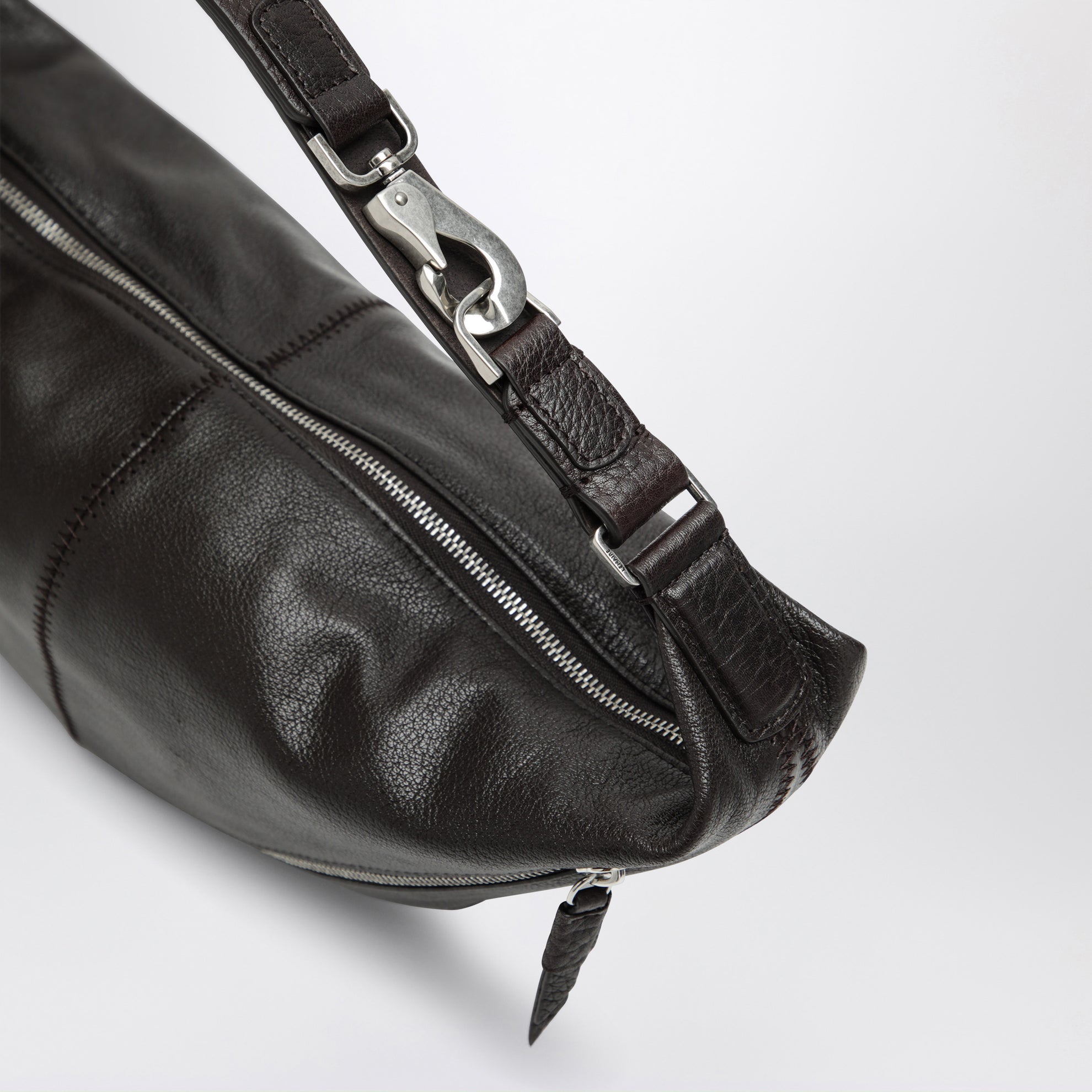 Quiver Clip Mini Dark Chocolate Buffalo Leather Bag