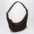 Kleine Soft Game Tasche aus wasserabweisendem braunem Nylon
