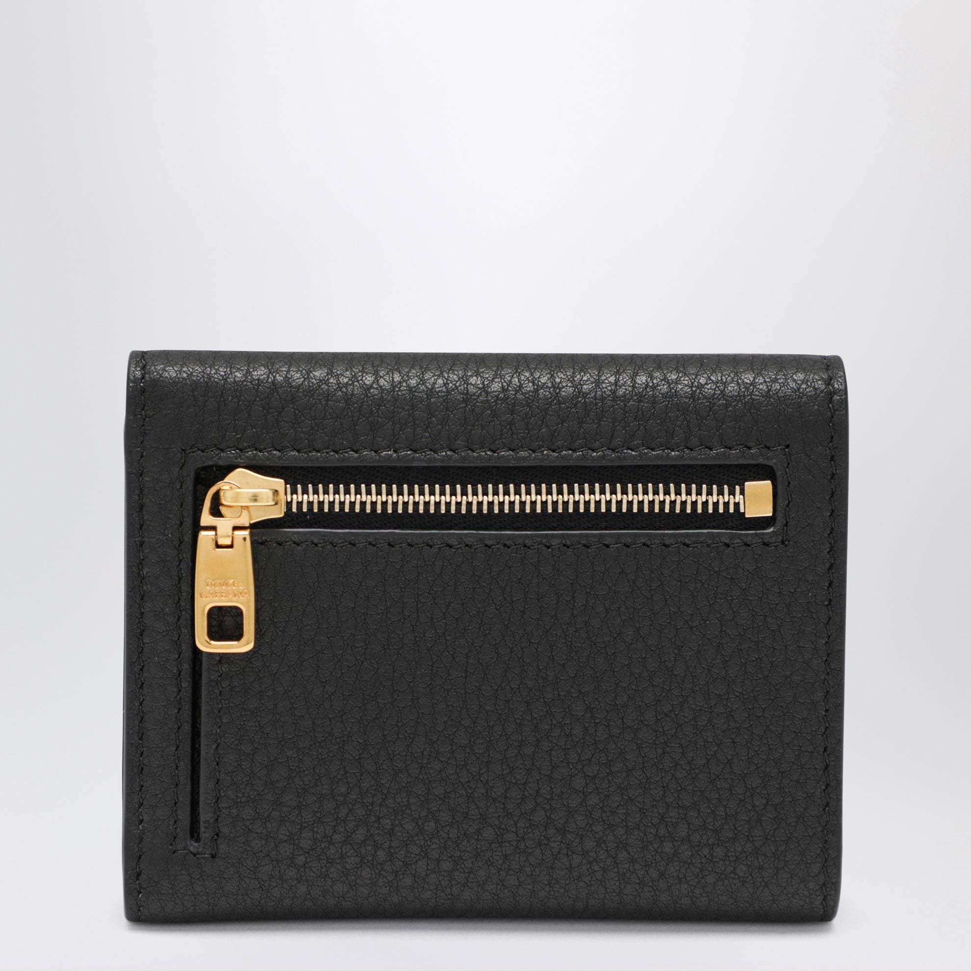 Black Dauphine Calf Leather Wallet