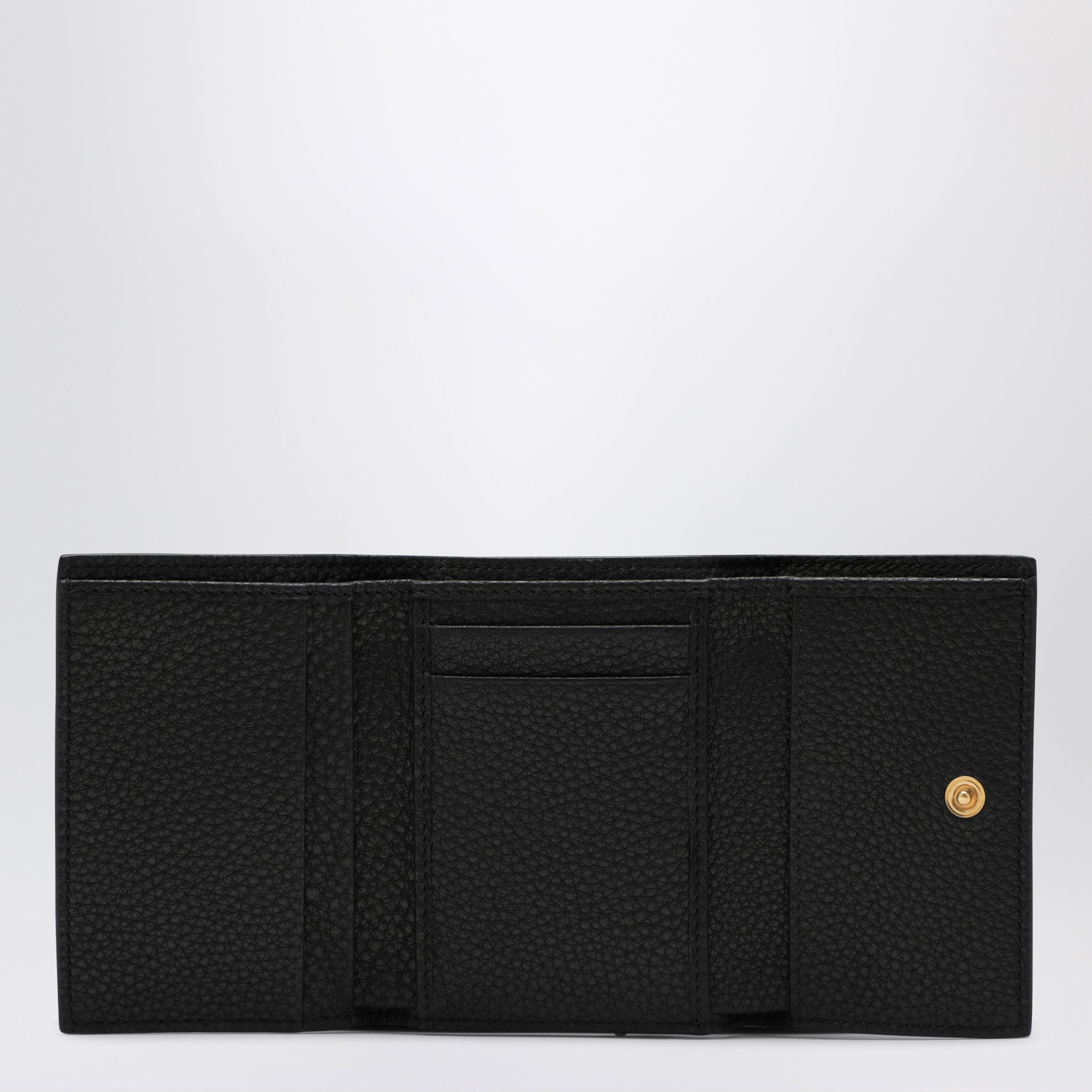 Black Dauphine Calf Leather Wallet