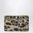 Portacarte in pelle Dauphine leopardato con zip