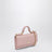 Pink mini bag in Dauphine leather with logo tag