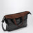 Borsa tote Switch piccola in vitello nera/espresso