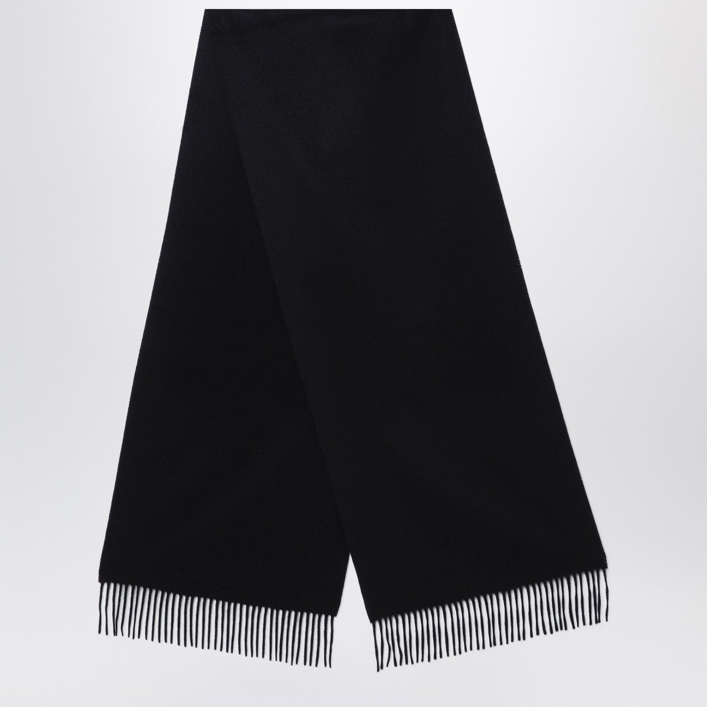 Black cashmere scarf