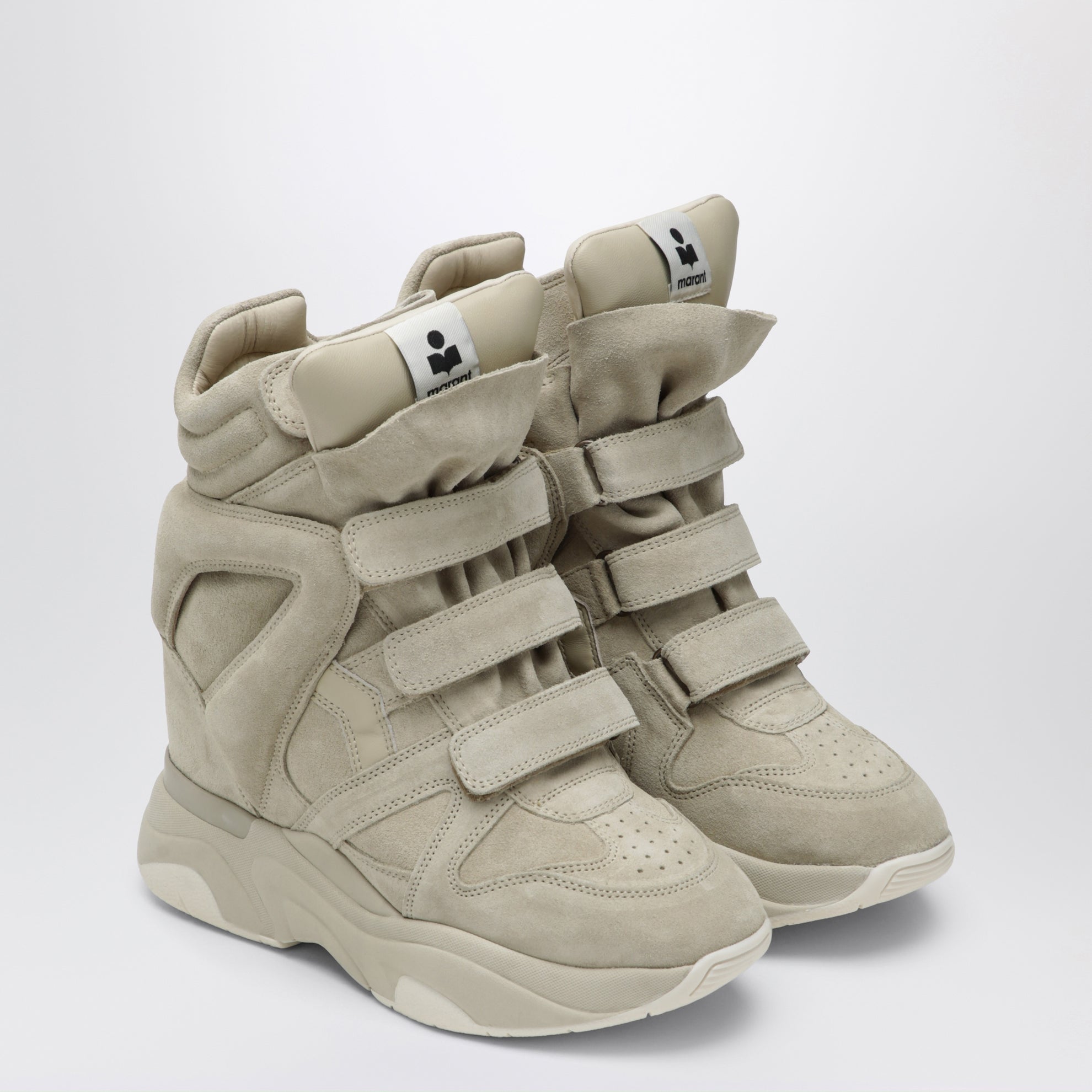 Baskets montantes Balskee en daim beige