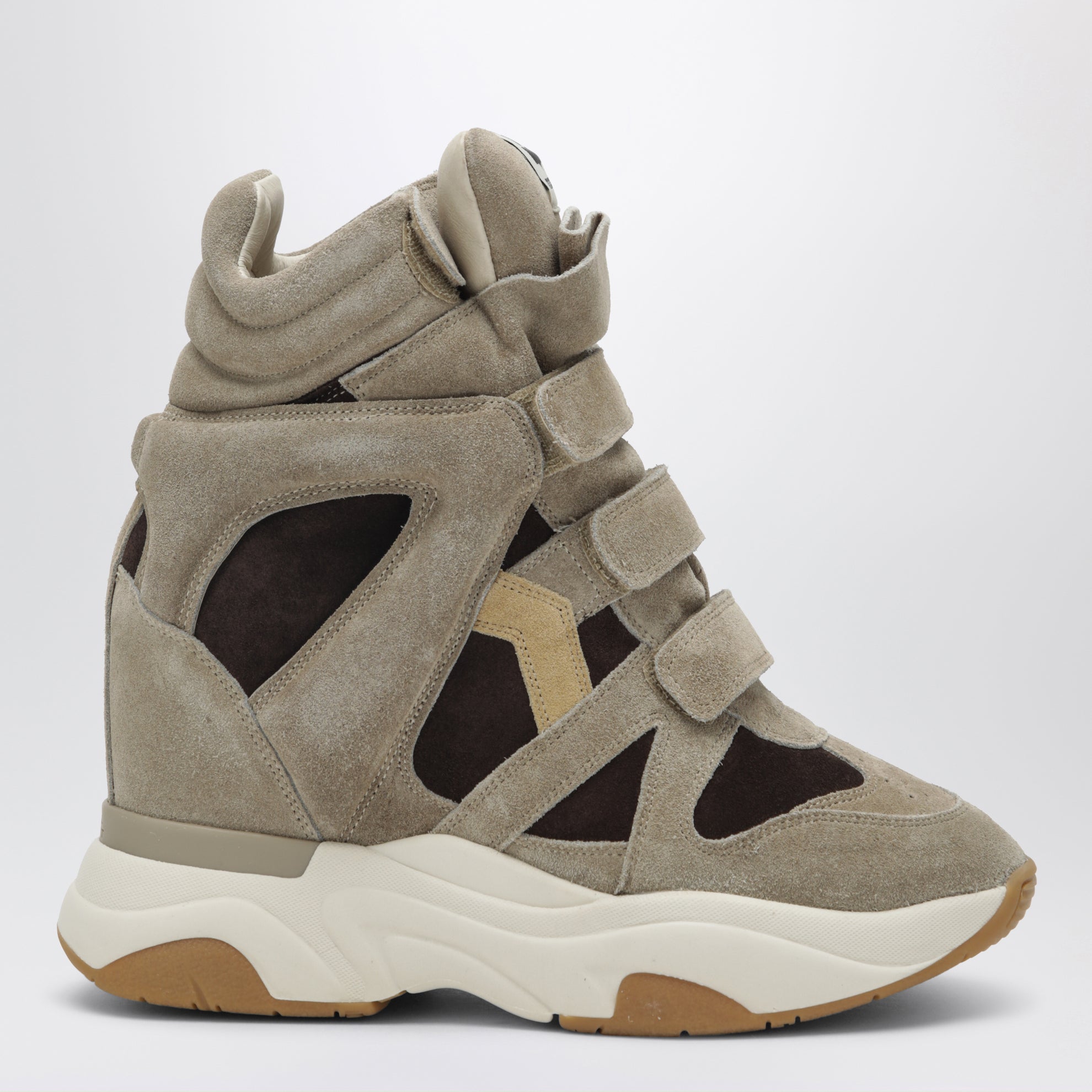 Sneakers Balskee Sabbia/Cioccolato in camoscio