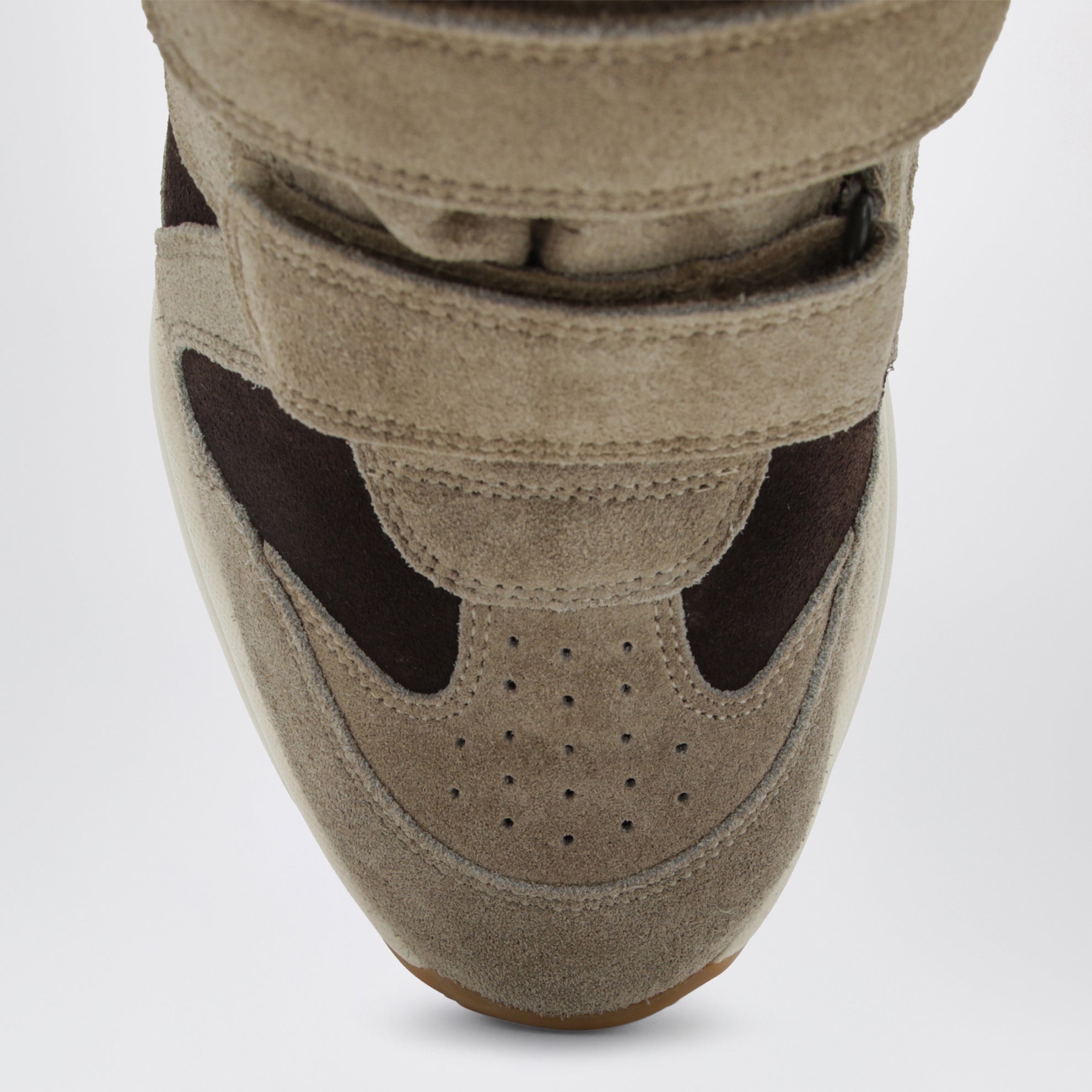 Sneakers Balskee Sabbia/Cioccolato in camoscio