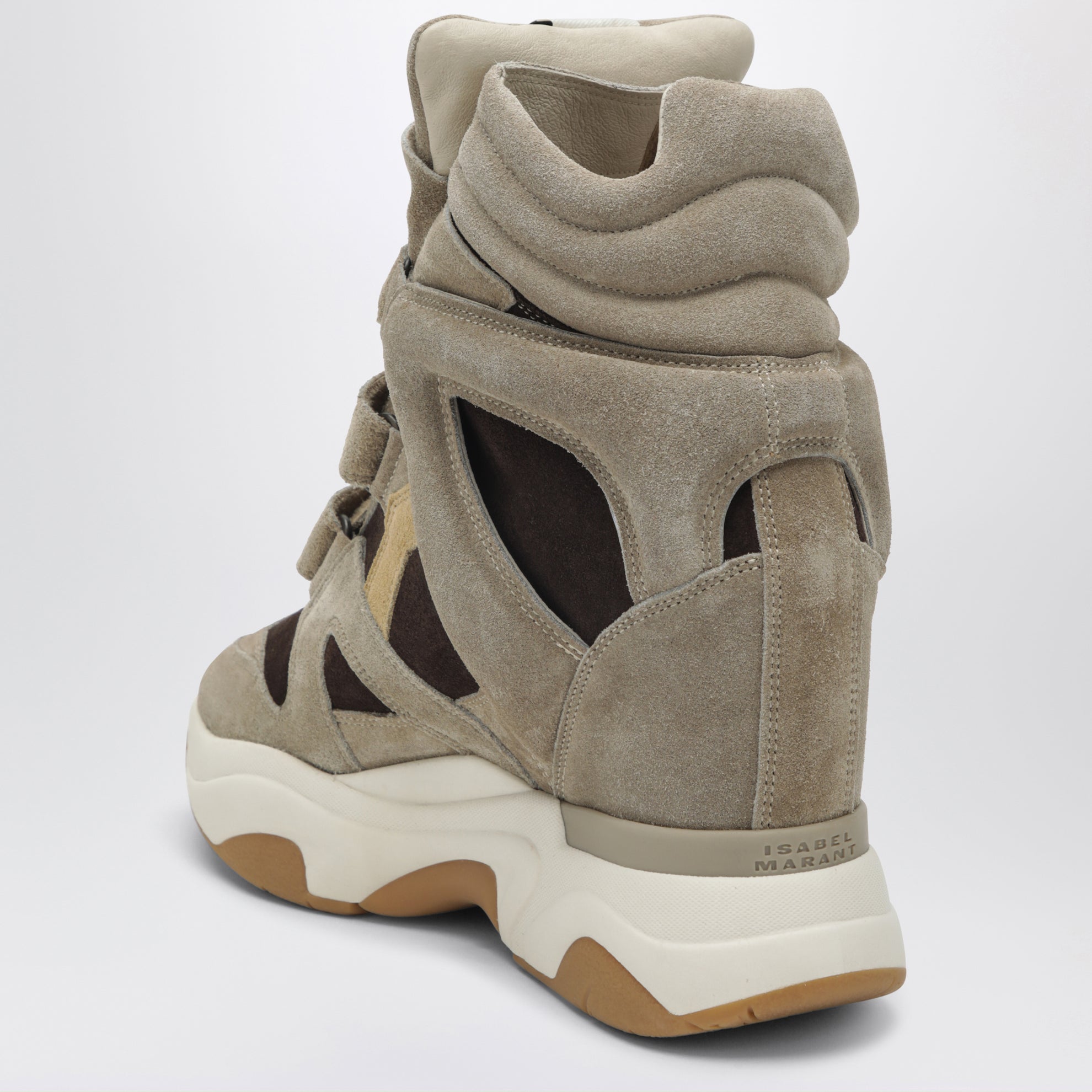 Sneakers Balskee Sabbia/Cioccolato in camoscio
