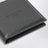 Embossed-logo calf leather wallet in black