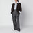 Veste droite Bea marron foncé