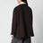 Veste droite Bea marron foncé