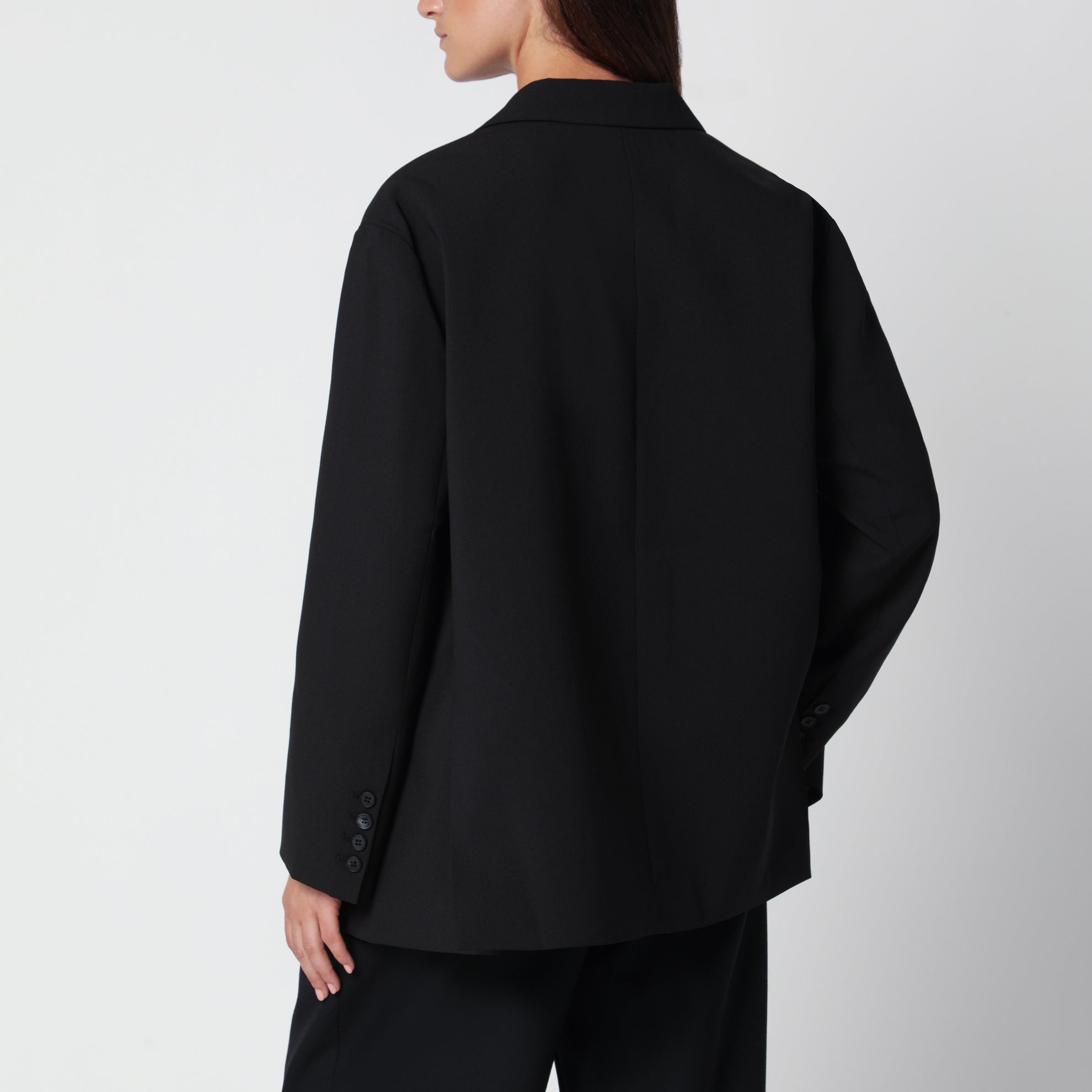 Bea black single-breasted jacket