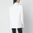 Veste blanche croisée en laine mélangée