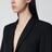 Amelia tailored blazer in wool blend black