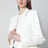 Amelia tailored blazer in wool blend white