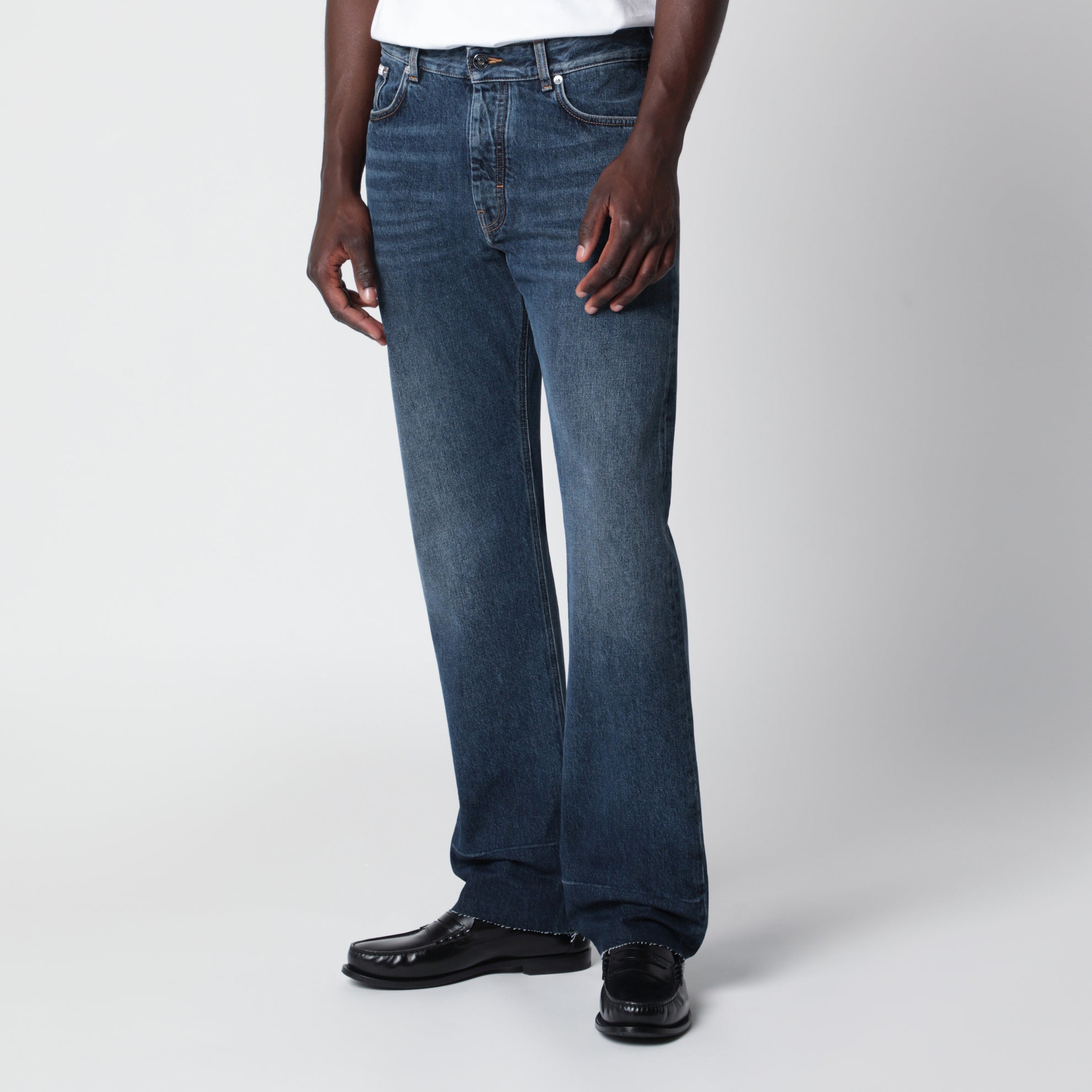 Jeans aus gewaschenem Denim