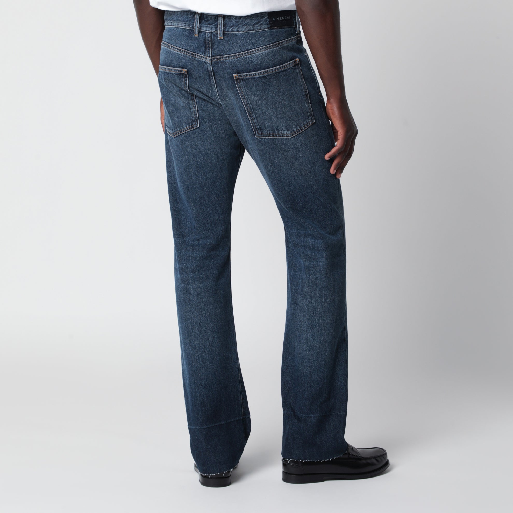 Jeans aus gewaschenem Denim