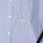 Camicia in popeline a righe bianca/blu
