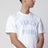 White T-shirt with logo embroidery