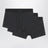 Lot de 3 boxers noirs en coton stretch