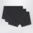 Lot de 3 boxers noirs en coton stretch