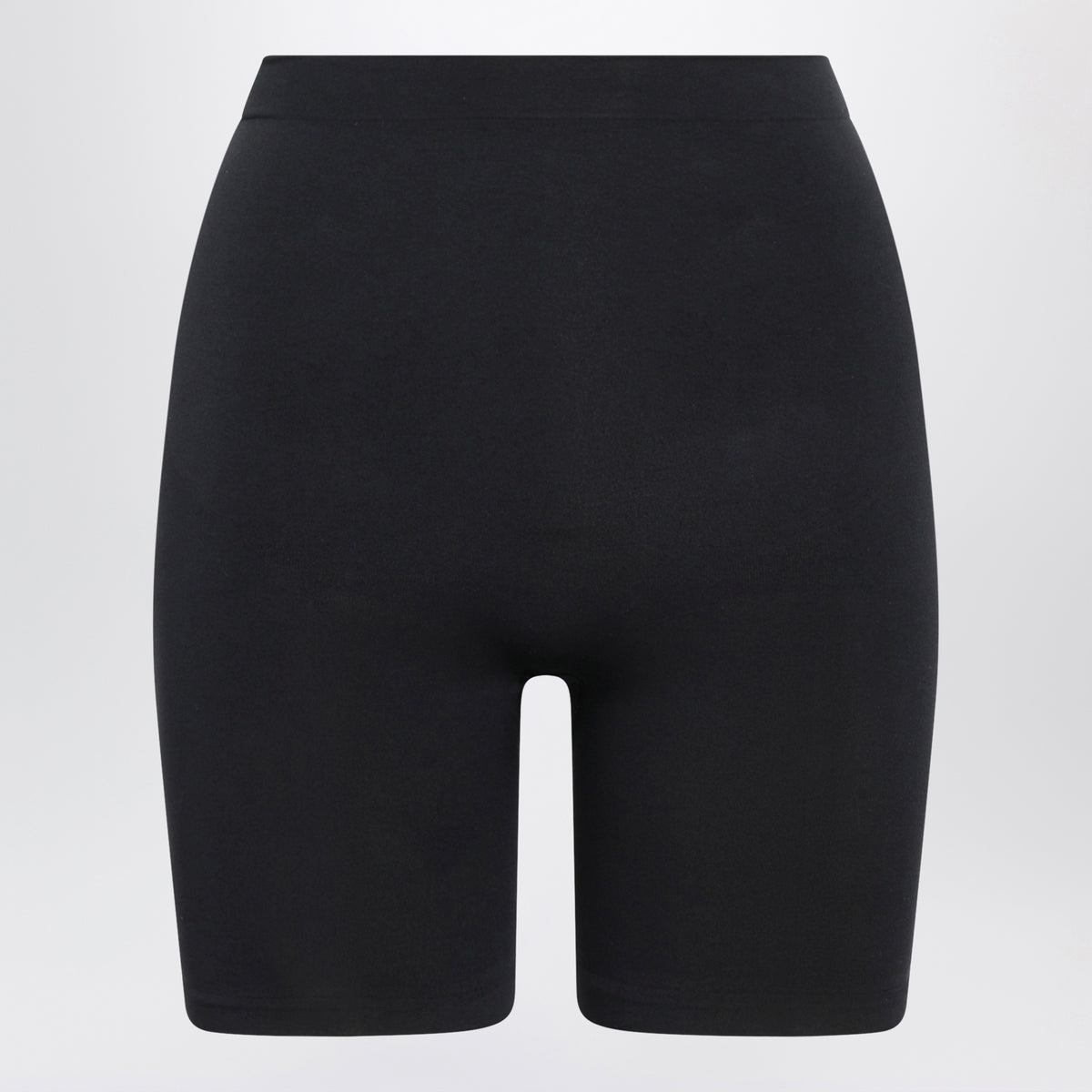 Black Seamless Sculpt mid-thigh shorts