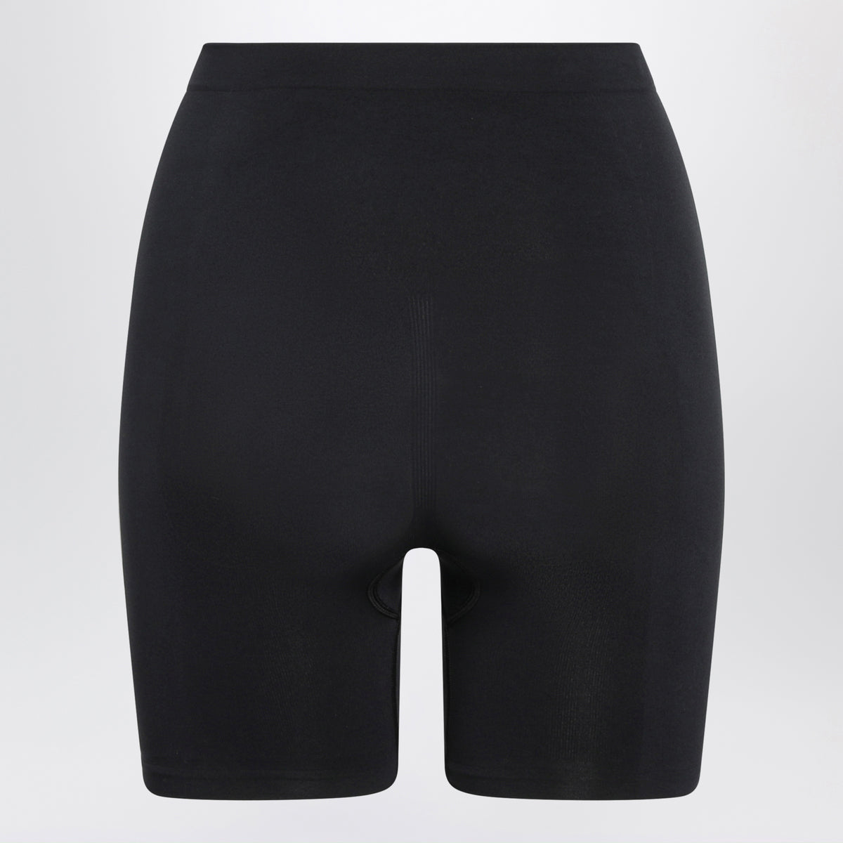 Black Seamless Sculpt mid-thigh shorts