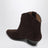 Dewina suede cowboy boots in chocolate
