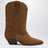 Stivali texani Duerto in camoscio cognac