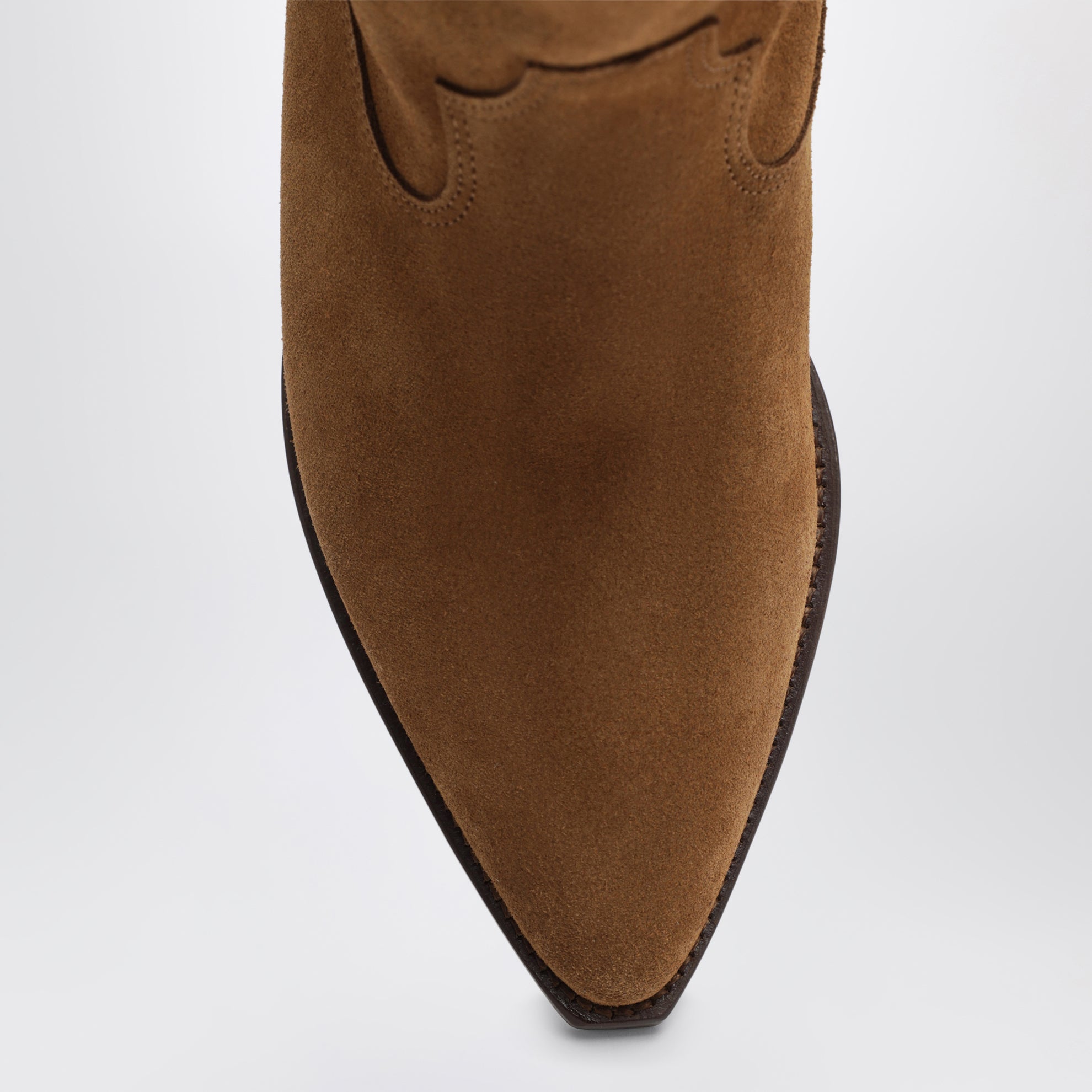 Stivali texani Duerto in camoscio cognac