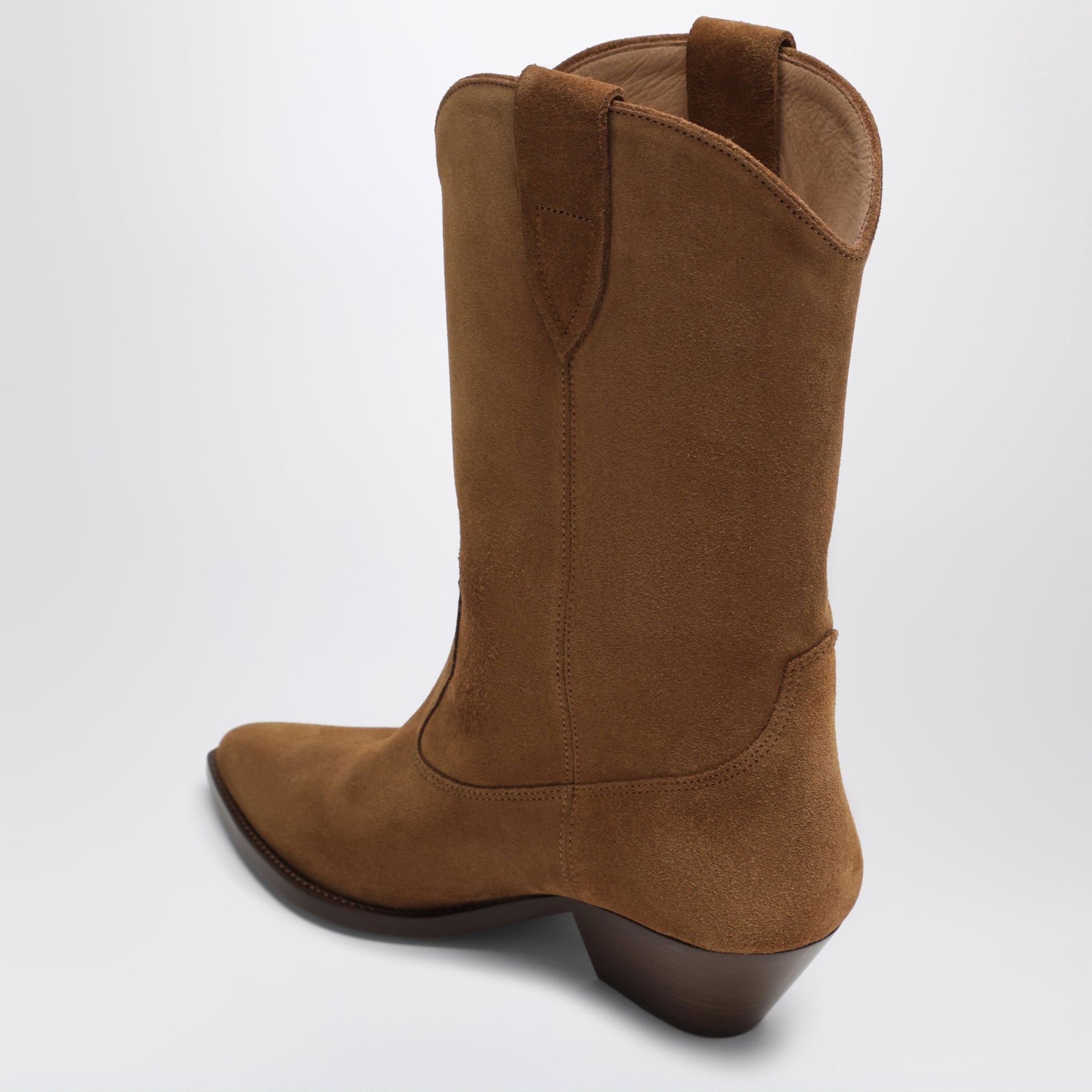 Stivali texani Duerto in camoscio cognac