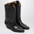 Deurto Cowboystiefel aus schwarzem Leder