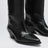 Deurto Cowboystiefel aus schwarzem Leder