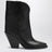 Leyane cowboy boots in black leather