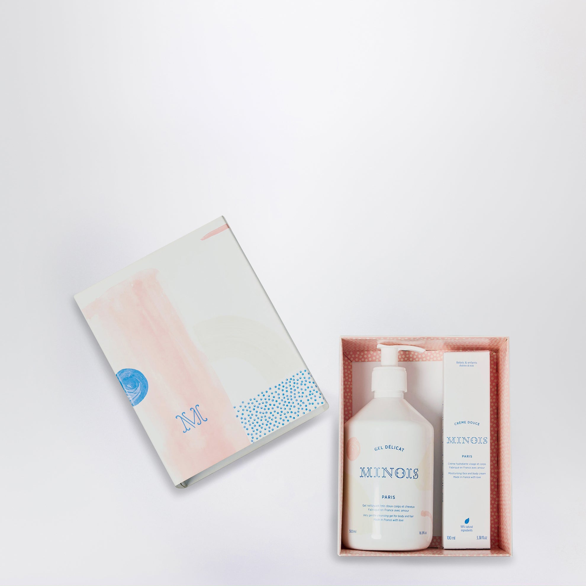 Coffret cadeau Essentials gel lavant + crème