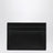 Black card holder with embossed logo