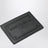 Black card holder with embossed logo