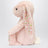 Mittelgroßes rosa Blossom Blush Bunny Plüschtier