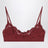 Bralette Fits Everybody bordeaux in pizzo elasticizzato