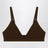 Cocoa brown Fits Everybody triangle bralette