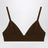Bralette a triangolo Fits Everybody marrone Cacao