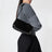Black Bra bag in brushed leather