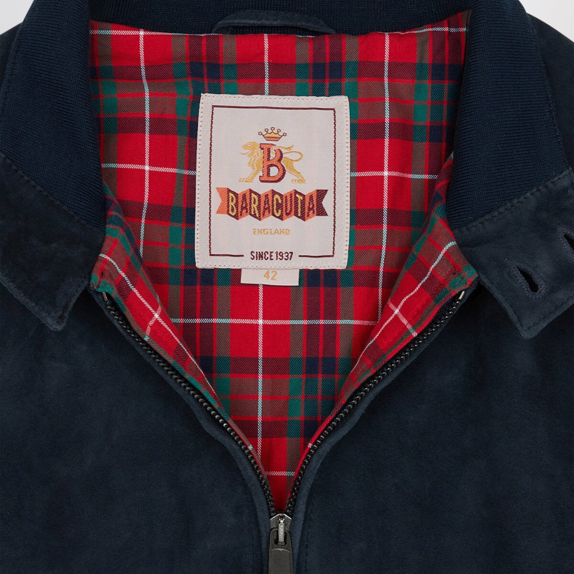 G9 Jacke aus Wildleder Navy Blue